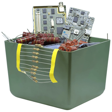Terry Plast V6 - Porta Minuterie Modulare Verde 92x107x79mm | Vaschetta per serie Servo