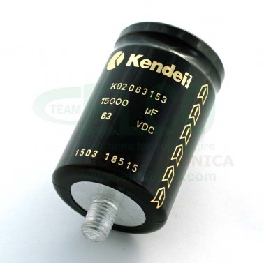 Condensatore elettrolitico Kendeil 15.000µF 63VDC 51x79mm
