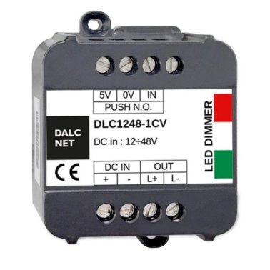 DLC1248-1CV Controller per LED 12÷48VDC con comando a Pulsante