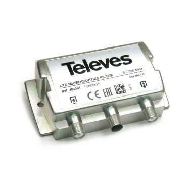 Televes 403301 Filtro LTE in-line a microcavità ad elevate prestazioni