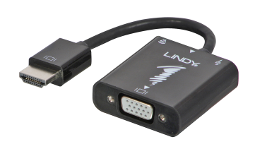Lindy 38185 Adattatore da HDMI a VGA e Audio