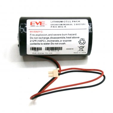 Batteria Litio 3,6V 14,5Ah per sirena DSC PG8901 e e PG8911 cod. 0-102710