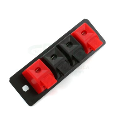 Morsetto a Pressione 4 Poli Rosso Nero