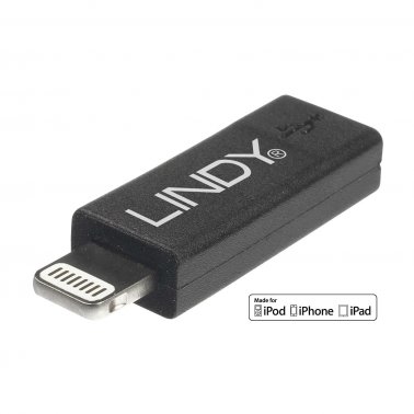 Lindy 41076 Adattatore da Lightning a USB micro B