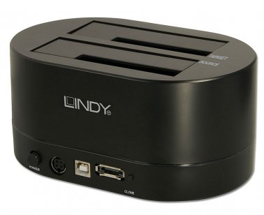 Lindy 42797 Unità di Lettura e Clonazione Hard Disk eSATA e USB2.0