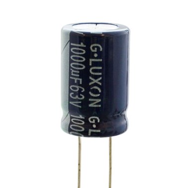 Condensatore Elettrolitico 1000uF 63 Volt 85°C G Luxon 16x24