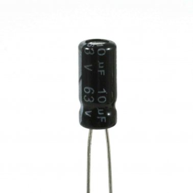 Condensatore Elettrolitico 10uF 63 Volt 105°C JWCO 5x11 mm Nastrato