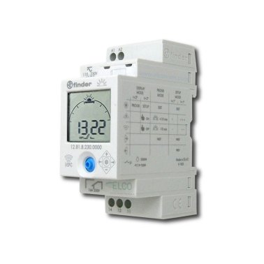 Finder 12.81.8.230.0000 interruttore orario astronomico programmabile NFC