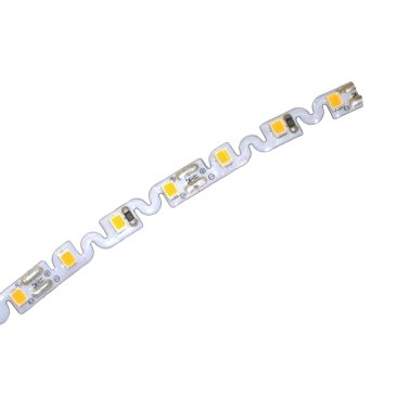 Strip Led ondulato flessibile Bianco Caldo 12V, 6,6W/m - bobina 2 metri