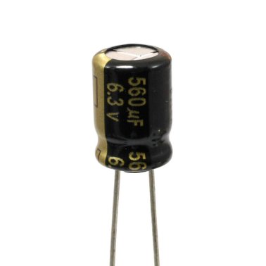 Condensatore Elettrolitico 560uF 6,3V 105°C
