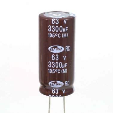 Condensatore Elettrolitico 3300uF 63V 105°C Samwha 18x40
