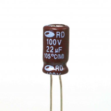 Condensatore Elettrolitico 22uF 100V 105°C Samwha 6,3x11,5