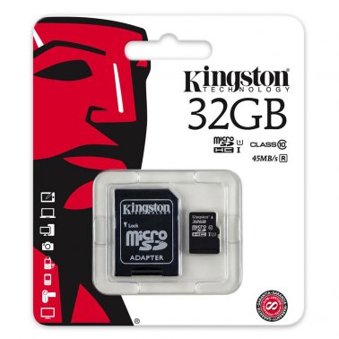 Kingston SDC10G2/32GB microSD 32GB con adattatore