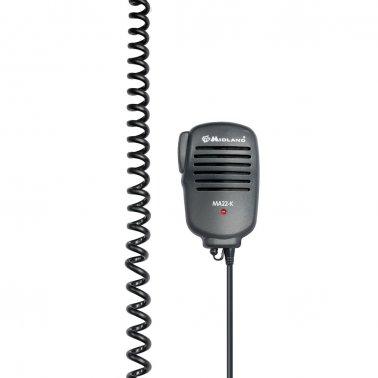 Midland MA22-K - Microfono altoparlante con PTT e presa 2 Pin tipo Kenwood