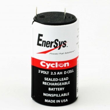 Batteria Ricaricabile Cyclon 2V 2,5Ah Formato D 0810-0004