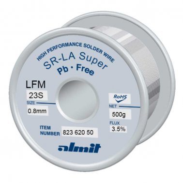 Almit 82362050 Lega di Stagno in Filo SC Flux REM1 diametro 0,8mm 500 grammi