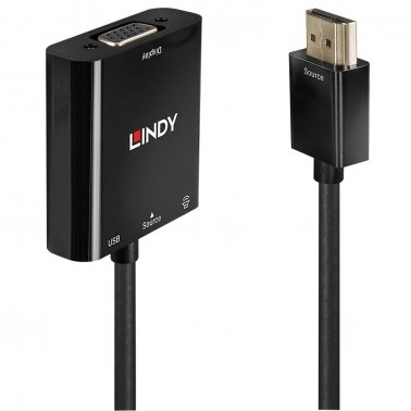 Lindy 38285 Adattatore da HDMI a VGA e Audio