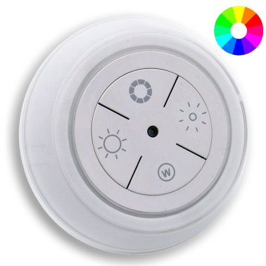 Luce Notturna Bianca e Colorata RGB a LED Dimmerabile da Presa 230 Volt con sensore automatico