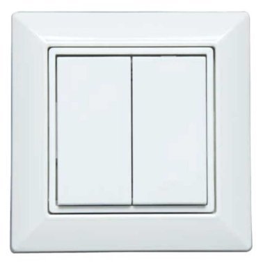 Finder 013B9 YESLY Pulsante Wireless da Parete configurabile a 2 o 4 canali Bluetooth - Funzionamento senza batteria