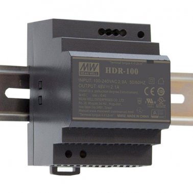 Mean Well HDR-100-24N Alimentatore Ultra Compatto 24V 4,2A da Barra DIN