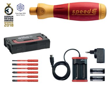 Wiha 41911 Cacciavite Elettrico Set 1 speedE®