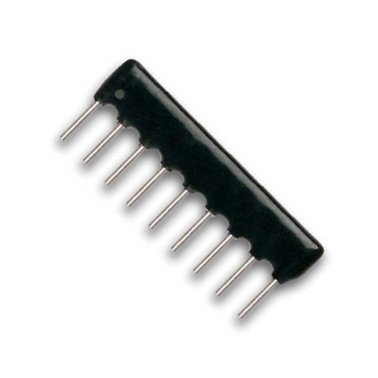 Rete resistiva 8x10K 2% SIL (8+1 comune) 9 pin