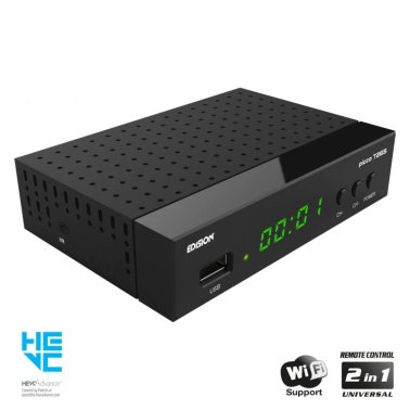 EDISION PICCO T265 Decoder Ricevitore Digitale Terrestre DVB T2 H.265