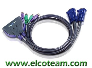 KVM switch 2 porte Aten CS62S