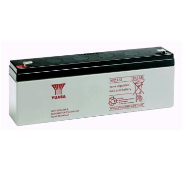 YUASA NP2.1-12 Batteria ermetica al piombo 12V 2,1Ah