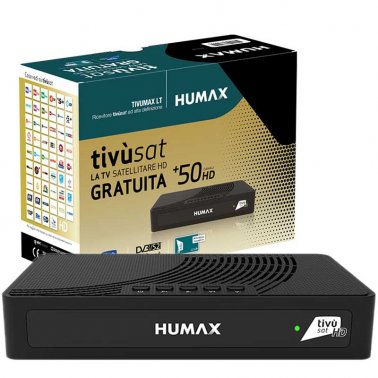 Humax Tivumax LT HD-3801S2 Ricevitore satellitare DVB-S2 Tivùsat con scheda HD Tivùsat inclusa