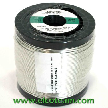 Kester KSTK100-1.5 Rotolo Stagno K100LD Lead Free 1,5mm 1Kg