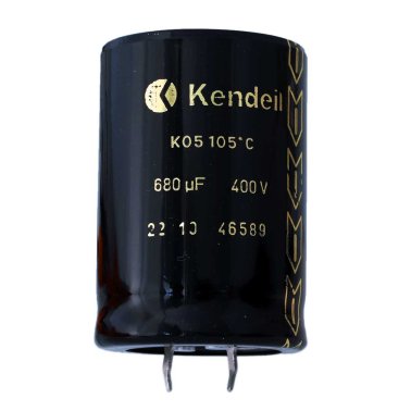 Condensatore Elettrolitico Kendeil K05 680uF 400V 35x50mm Snap In passo 10mm K05400681_PM0E050