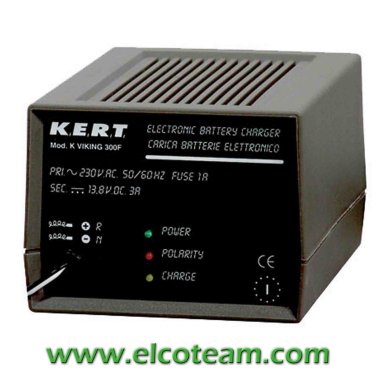KERT VIK300F Caricabatterie per Batterie al Piombo 3A.