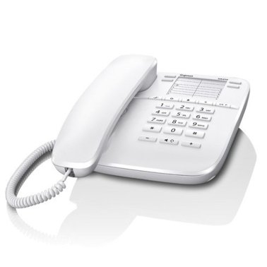 Siemens Gigaset DA410 Telefono analogico da Tavolo con Vivavoce colore bianco