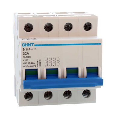 Chint NH4-125/32-4P Sezionatore modulare 4P 32A 4 Moduli DIN