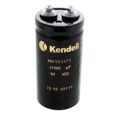 Condensatore elettrolitico 47000uF 63V 51x105mm serie K01 con terminali a vite K01063473