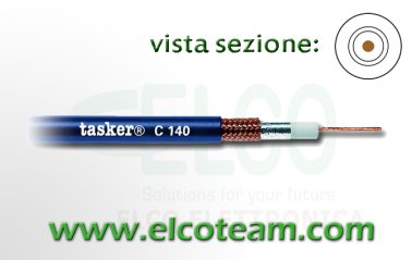 Cavo video professionale 1x75Ω Tasker C140