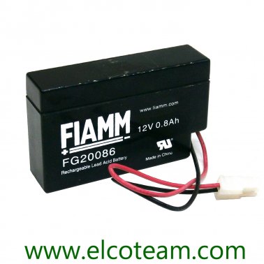 Fiamm FG20086 Batteria ermetica al piombo 12V 0,8Ah 