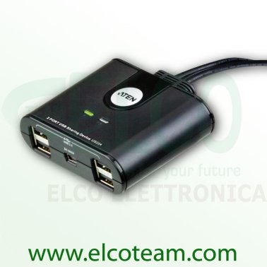 Aten US224 Switch 2 porte per 4 periferiche USB 2.0