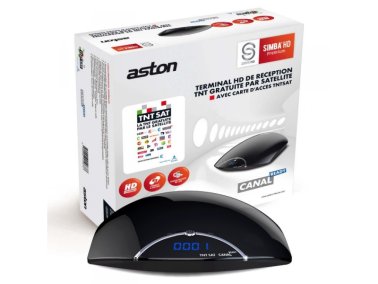 Decoder Satellitare Aston Simba HD Premium TNT con scheda TNTSat inclusa