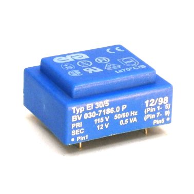 Era EI30 / 5 Encapsulated Transformer 0.5VA - 115V - 12V