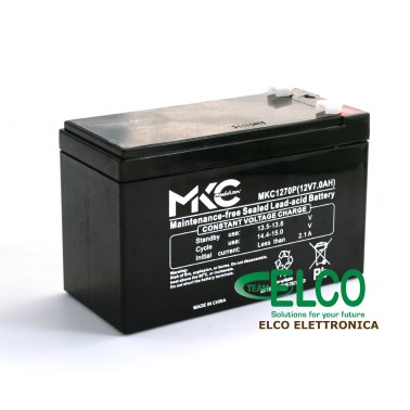 Batteria ermetica al piombo 12V 7Ah MKC