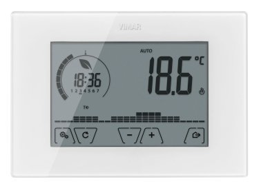 Vimar 02910 Climachrono Wall-mounted Touch Screen chronothermostat
