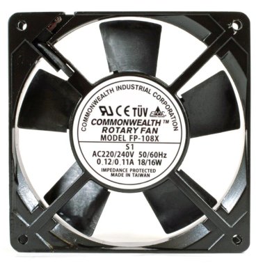 Commonwealth FP-108X S1 Fan 120X120x25 230VAC on Bronzina