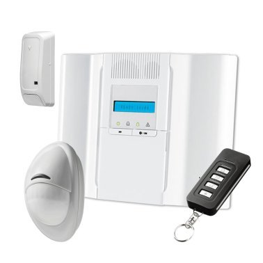 64-zone wireless alarm kit with DSC WP8030 control panel and PowerG technology