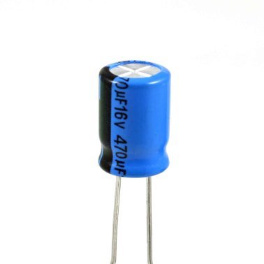 Condensatore Elettrolitico 470uF 16 Volt 85°C Lelon 8x11,5 Nastrato
