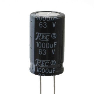 Condensatore Elettrolitico 1000uF 63 Volt 105°C REC 16x26