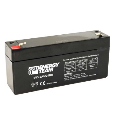 Batteria Ricaricabile al Piombo 6V 3,2Ah EnergyTeam ET6-3.2