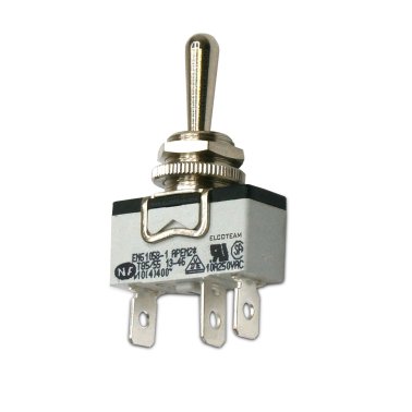 SPDT toggle switch (on)-off-(on) Apem 637H/2