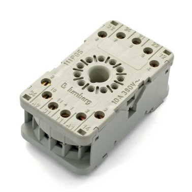 Lumberg 111PGS Undecal DIN rail socket